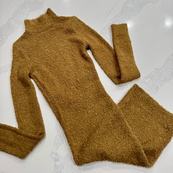 Retrofete Dress - SER.O.YA Brown -Textured Starling Dress - Medium -New with tag - Picture 15 of 16